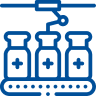 laboratory test tubes on a rack icon