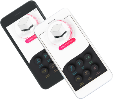 SeedCheck mobile app on two devices