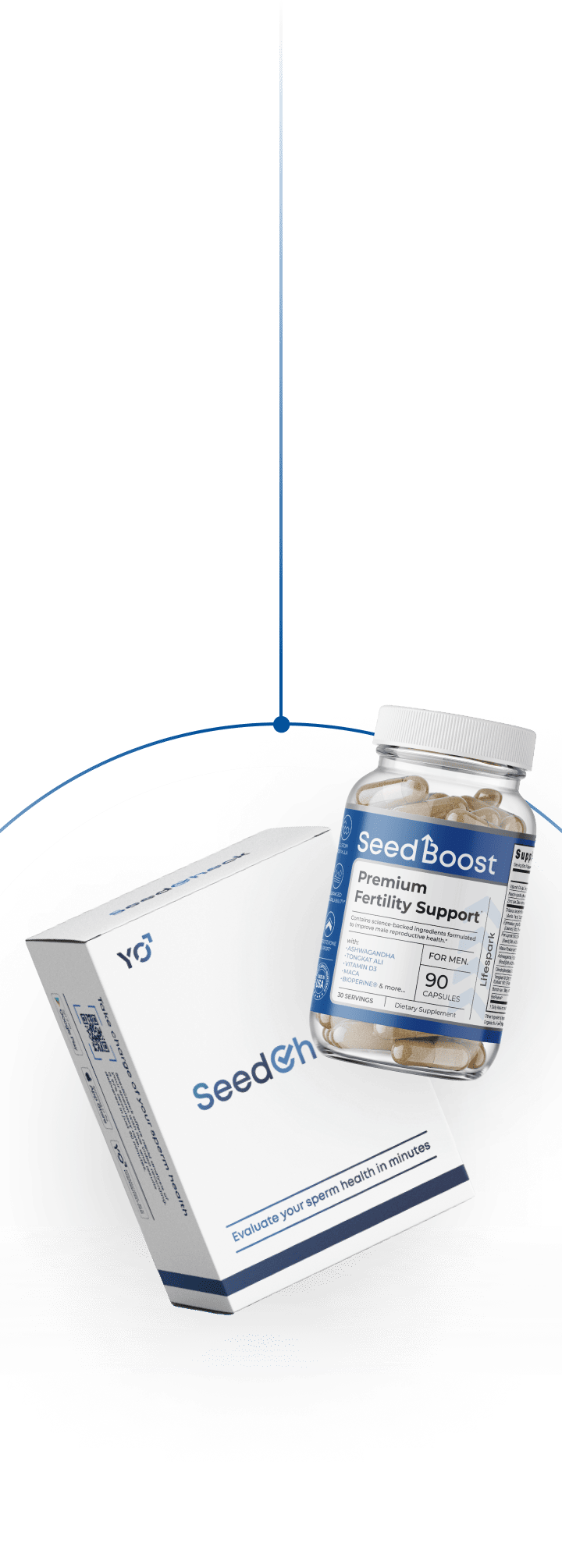 SeedCheck and SeedBoost products displayed together