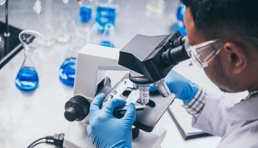 laboratory setting with scientific equipment