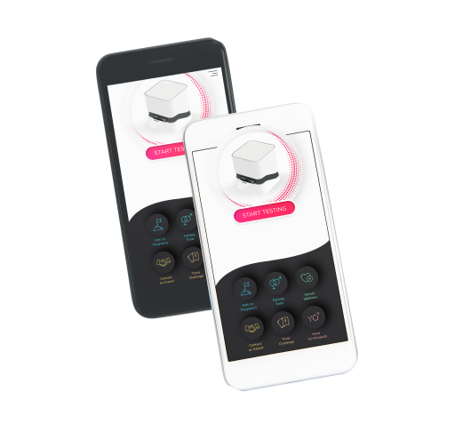 SeedCheck mobile app on two devices