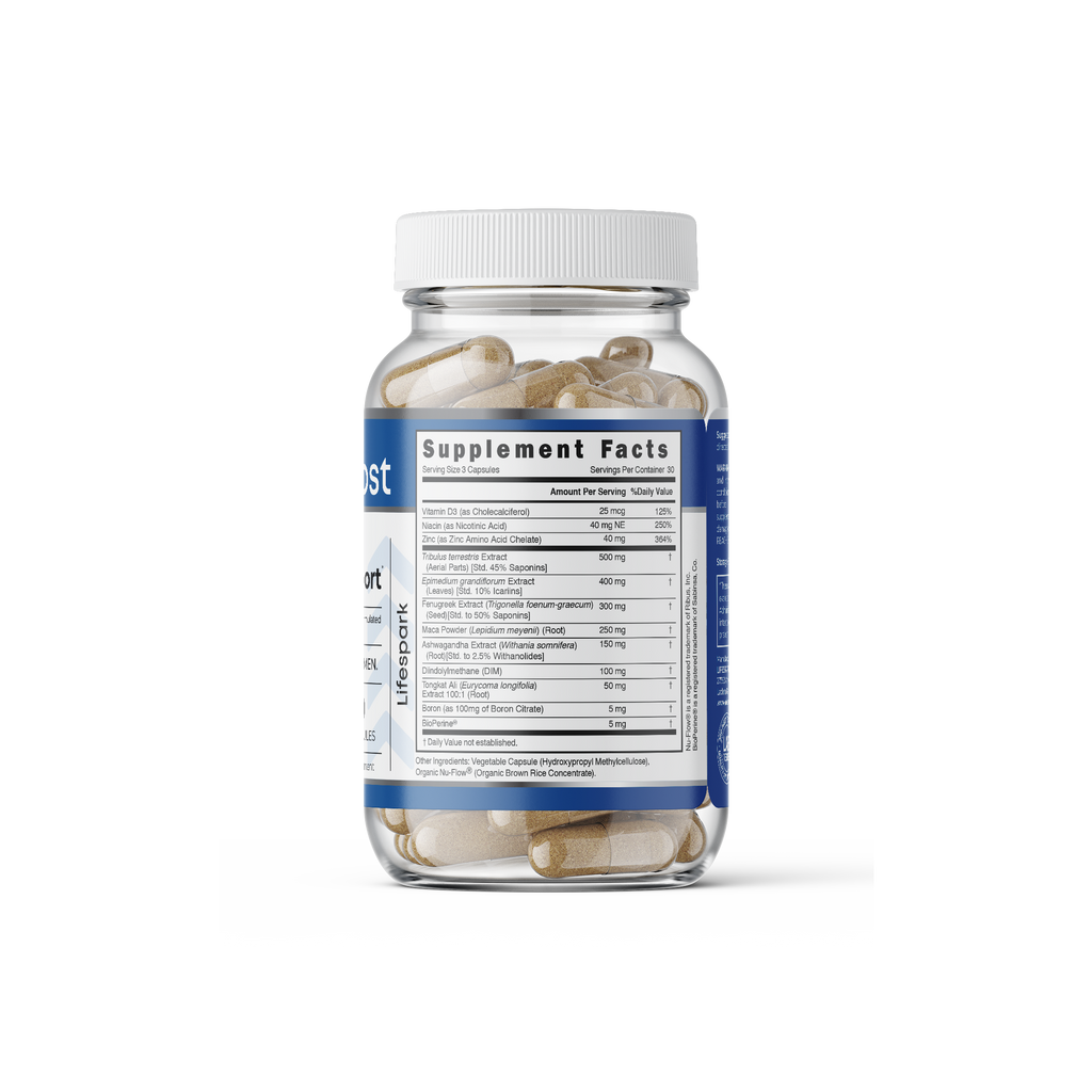 Back of SeedBoost male fertility supplement