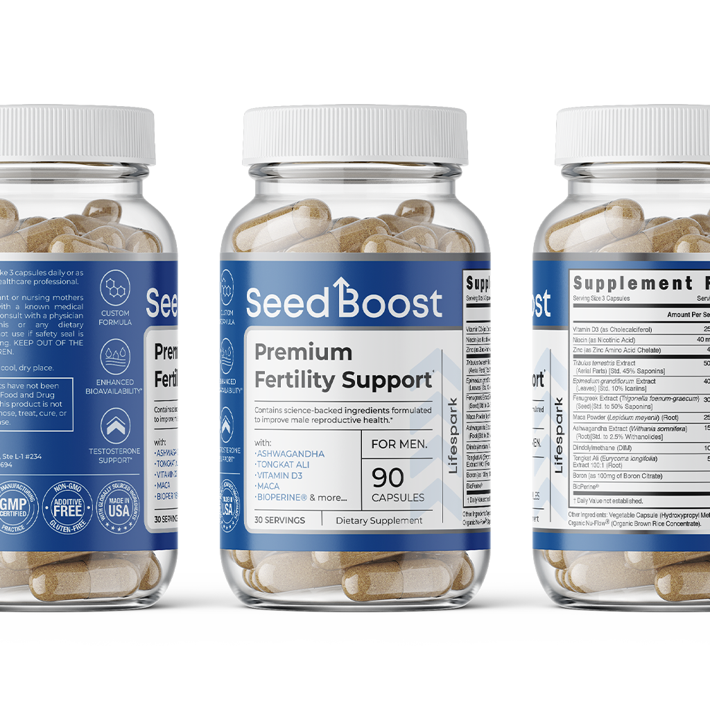 All sides of SeedBoost bottle
